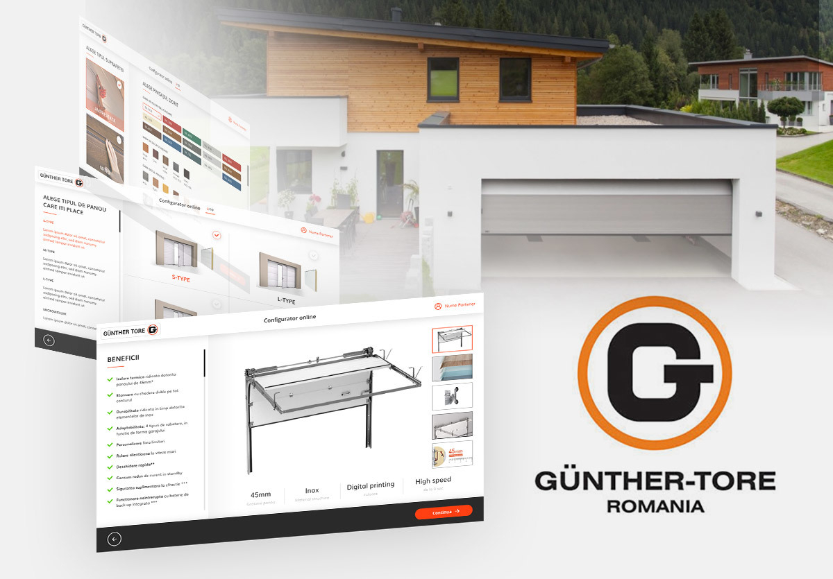 Gunther Tore - Configurator generare oferta de pret pentru clienti